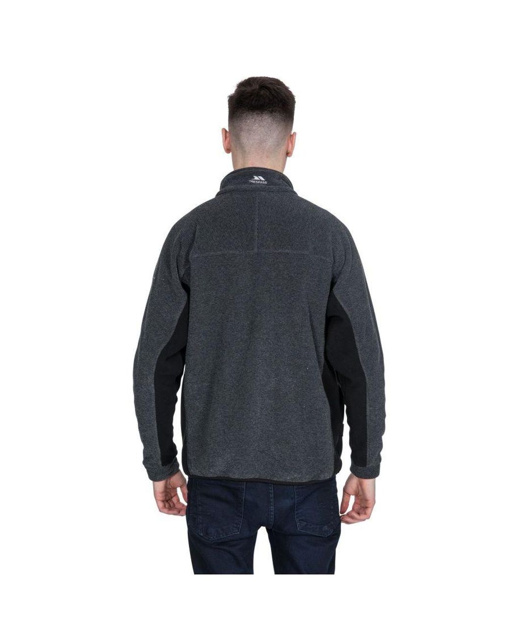 Trespass Gray Jynx Full Zip Fleece Jacket for men
