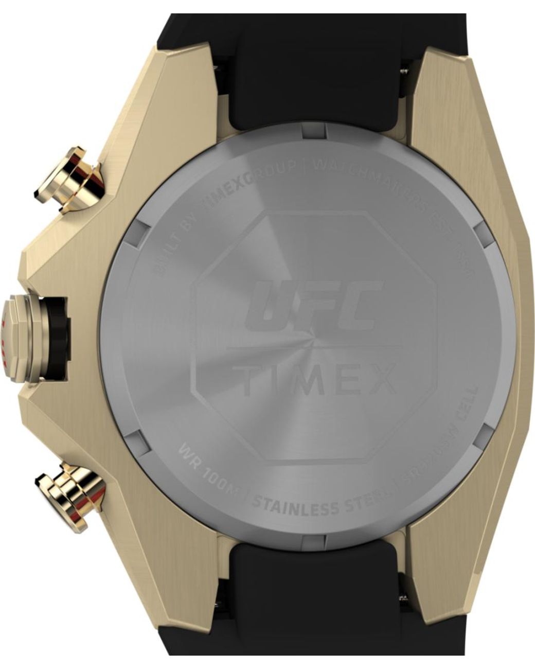 Timex Black Ufc Pro Watch Tw2W69800 Silicone for men