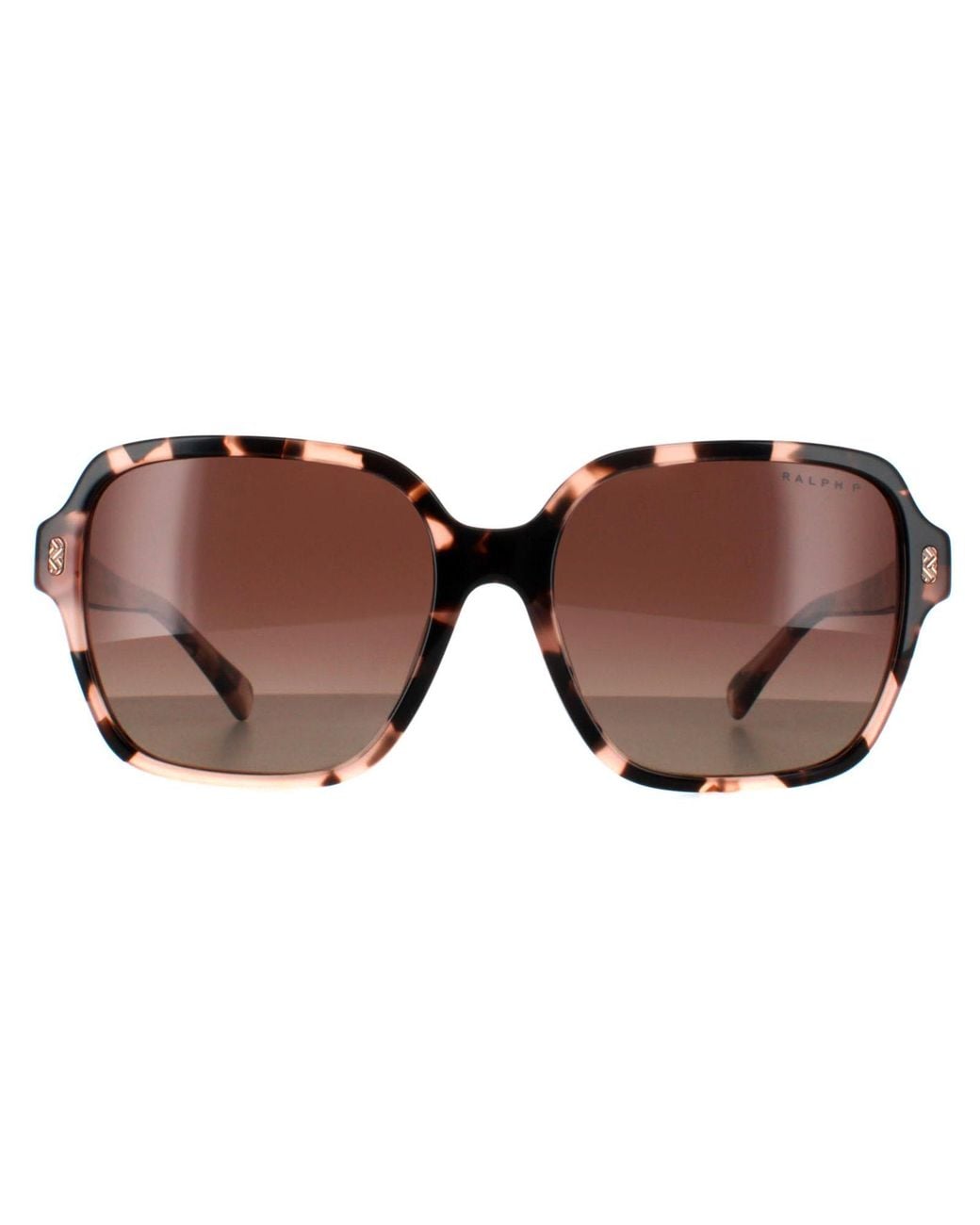 Ralph Lauren Brown By Square Shiny Havana Gradient Polarized Ra5304U