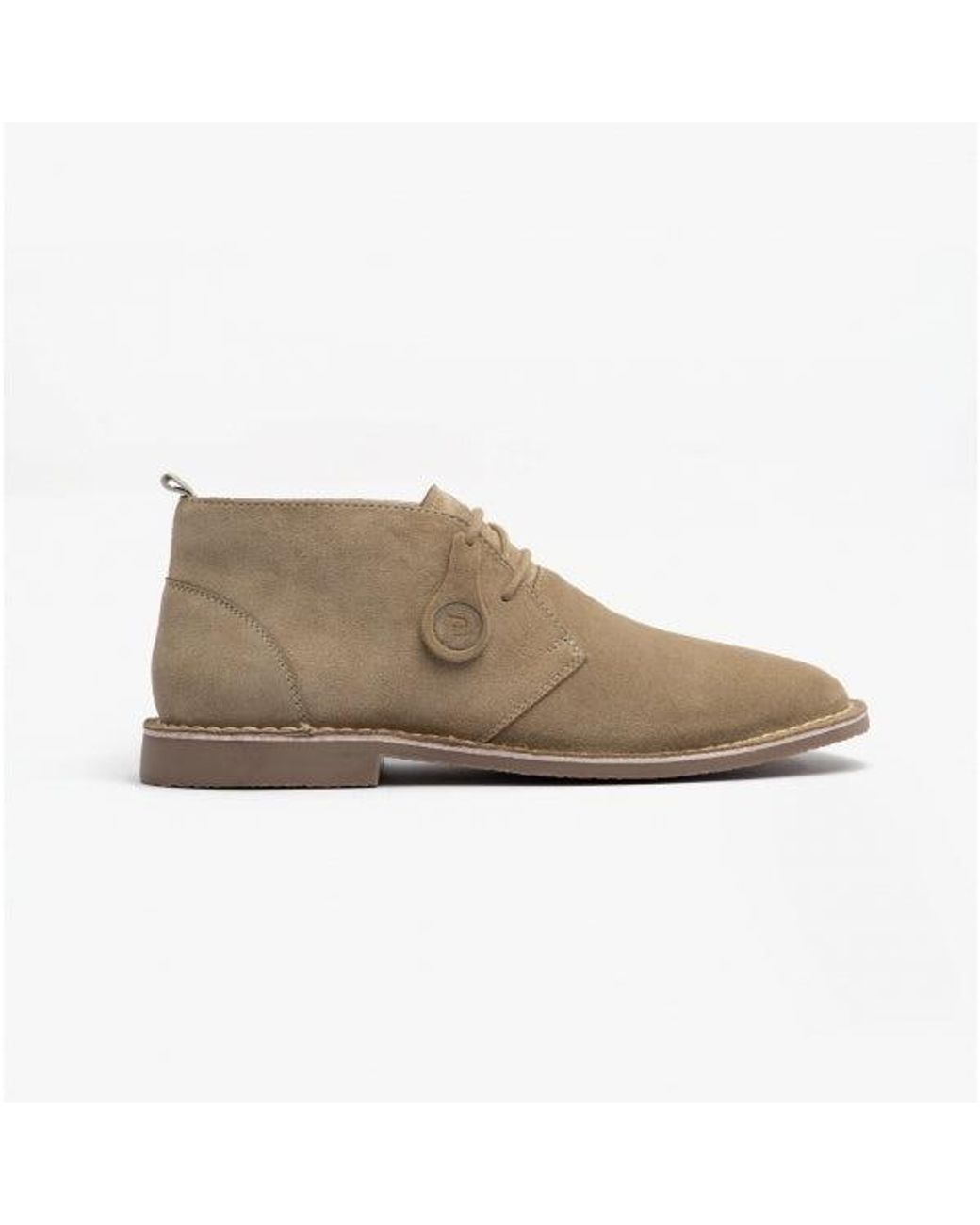 Popps Gray Vespa Desert Boots Sand