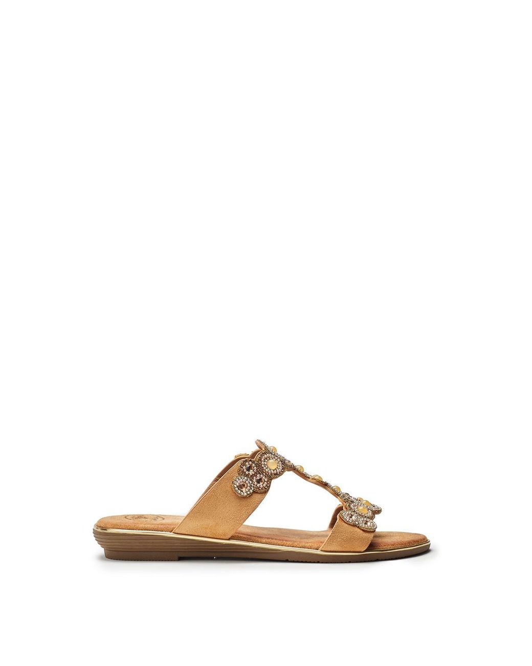 b.soleful Natural Lyrah Sandals Faux Leather
