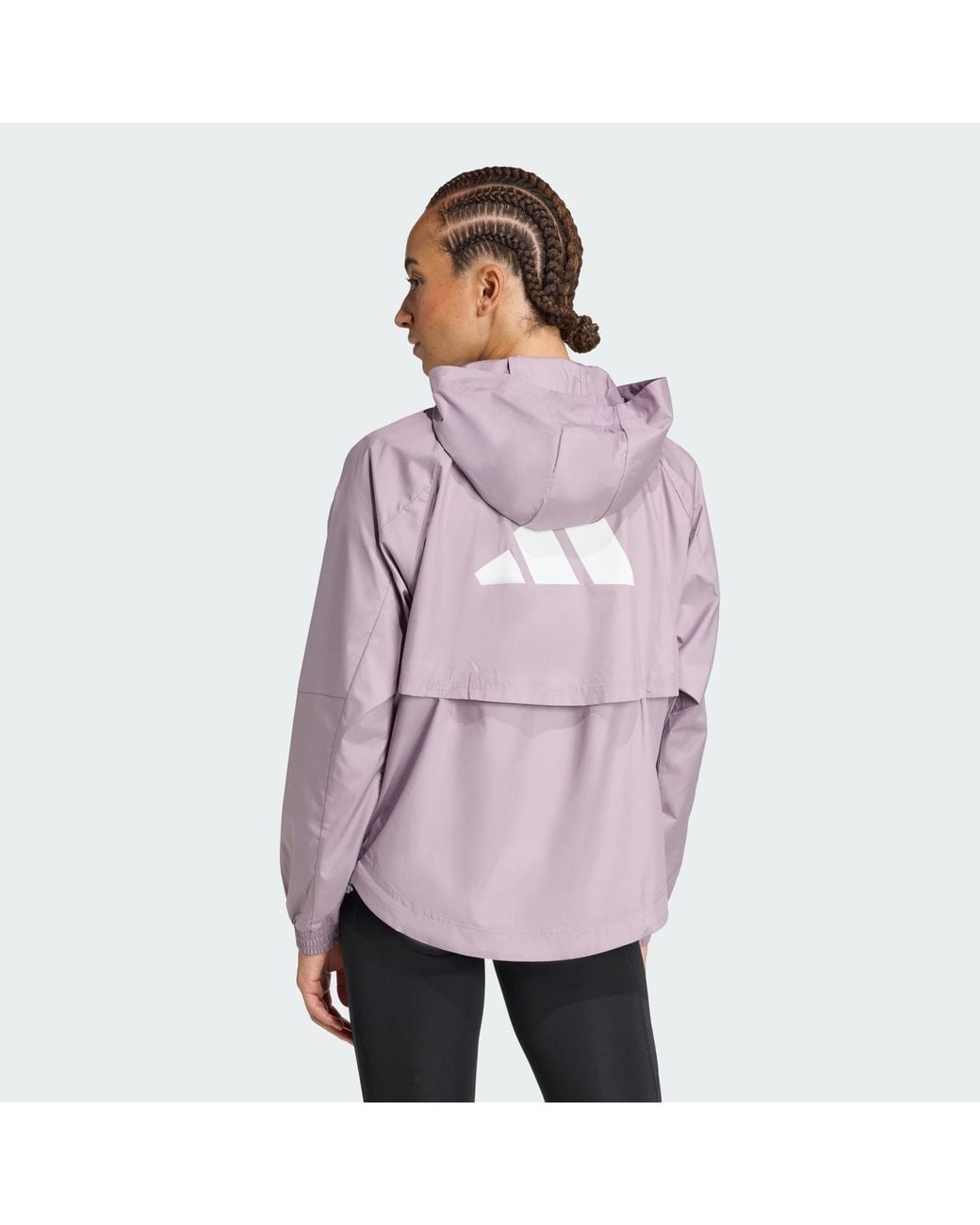 Adidas Originals Purple Wind.Rdy Hyperglam Windbreaker