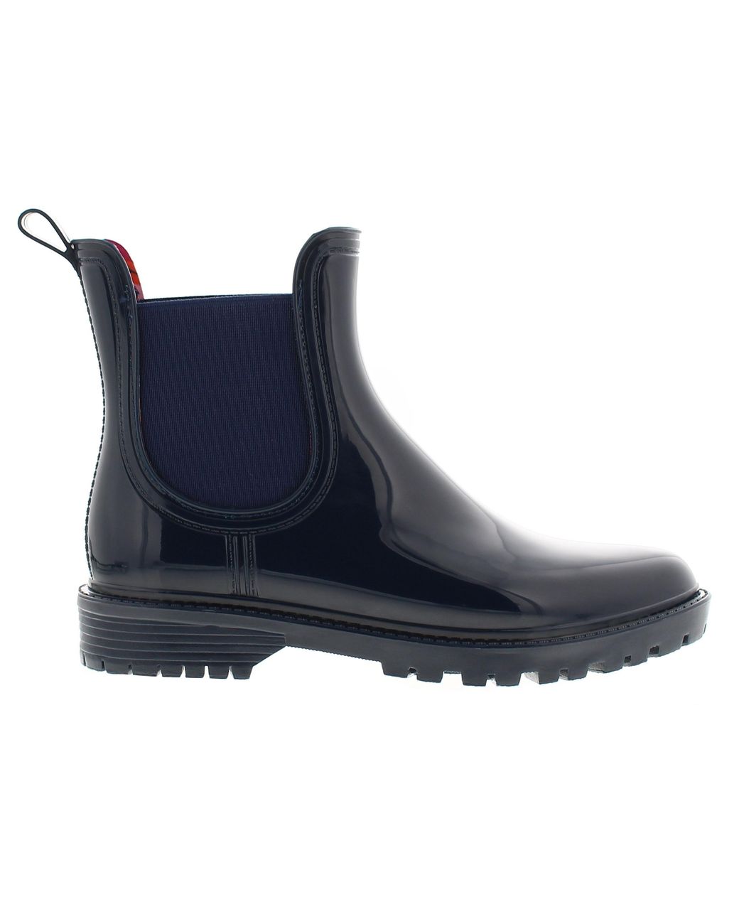 Platino Blue Ankle Wellies Splash Slip On