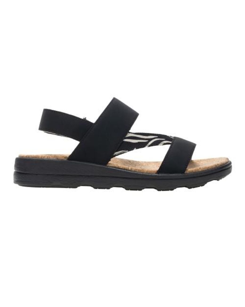 Regatta Blue Ladies Rylie Zebra Print Sandals