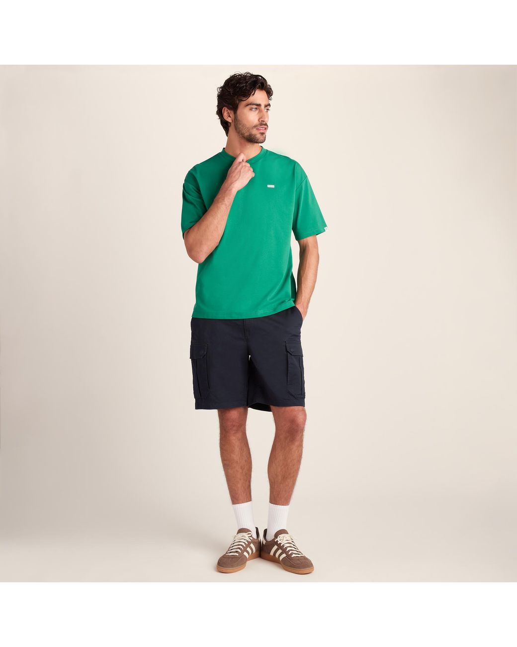 TOG24 Green Pace Supersoft Cargo Shorts for men