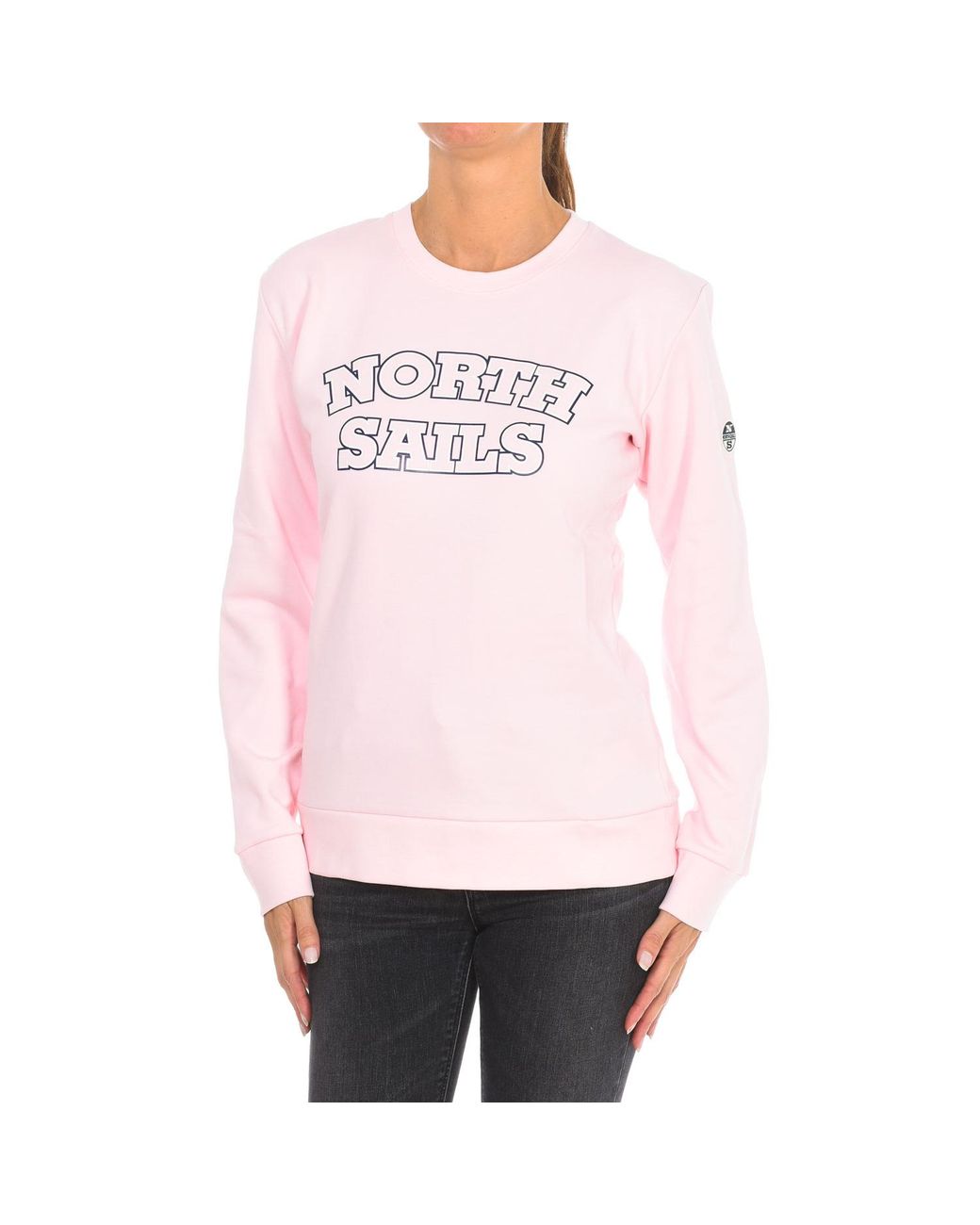 North Sails Pink Long-Sleeved Crew-Neck Sweatshirt 9024210