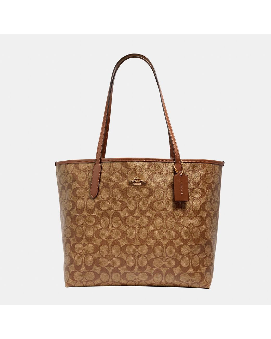 Coach outlets City Tote In Signature Canvas