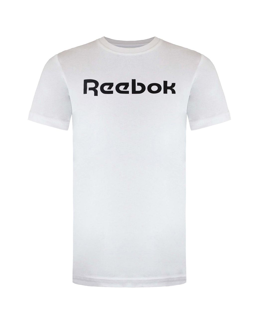 Reebok White Gs Linear T-Shirt Cotton for men