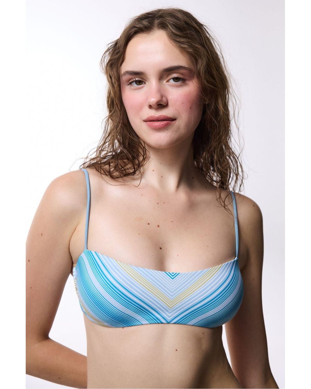 Penti Multicolor Striped Nell Bandeau Bikini Top