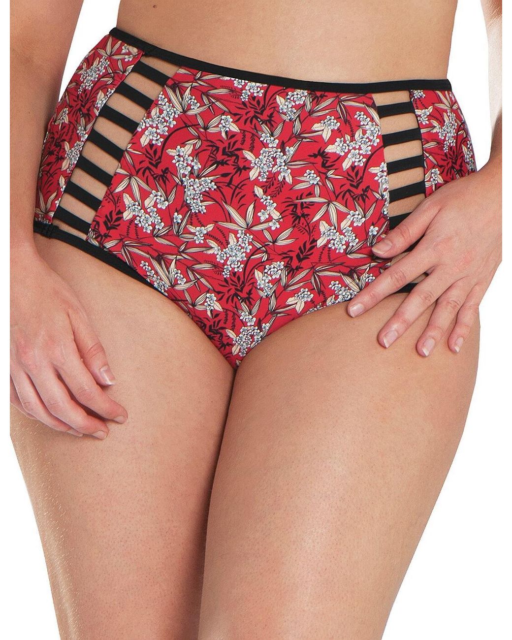 Curvy Kate Red Maya High Waist Bikini Brief