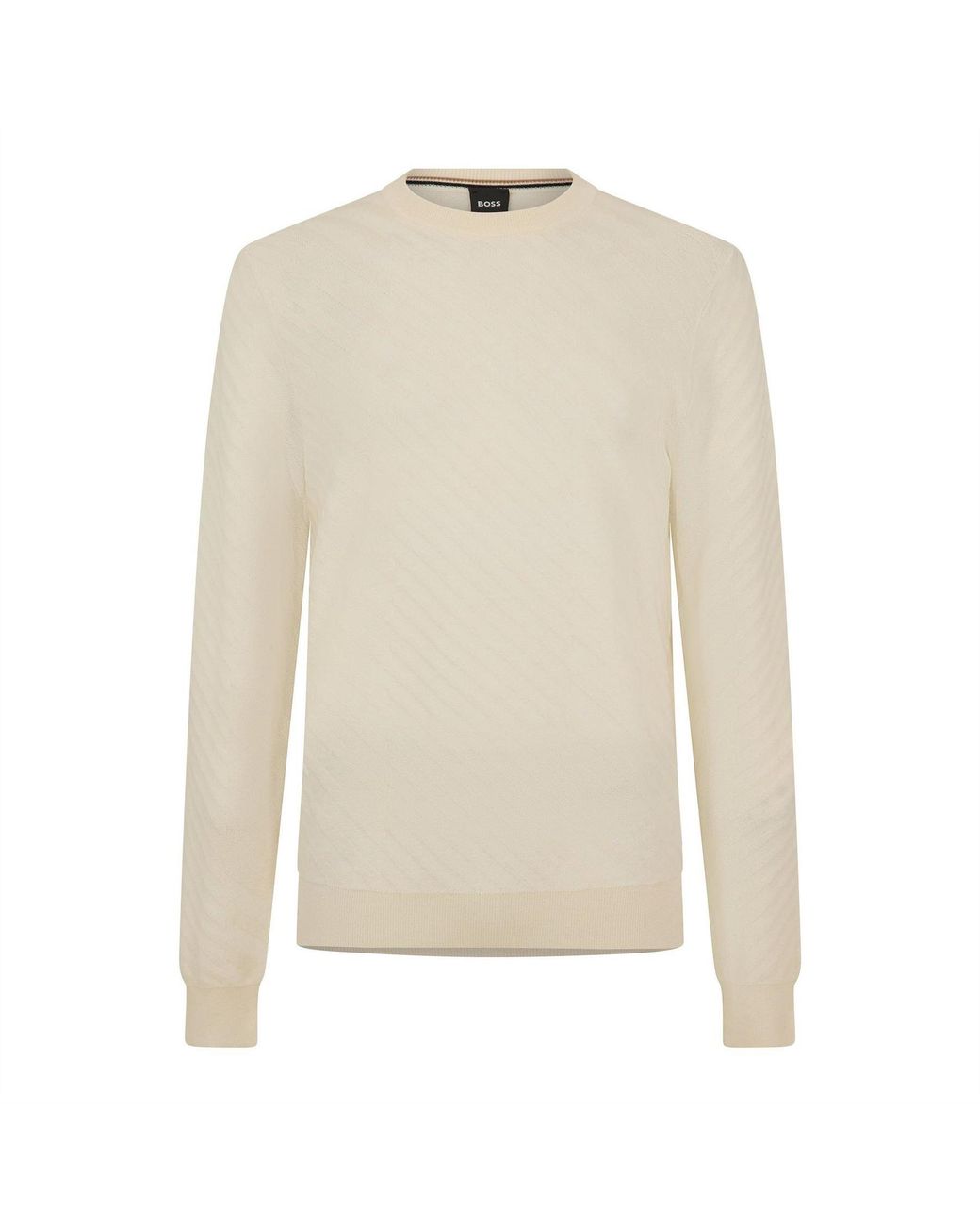 Boss White Knitted Top for men