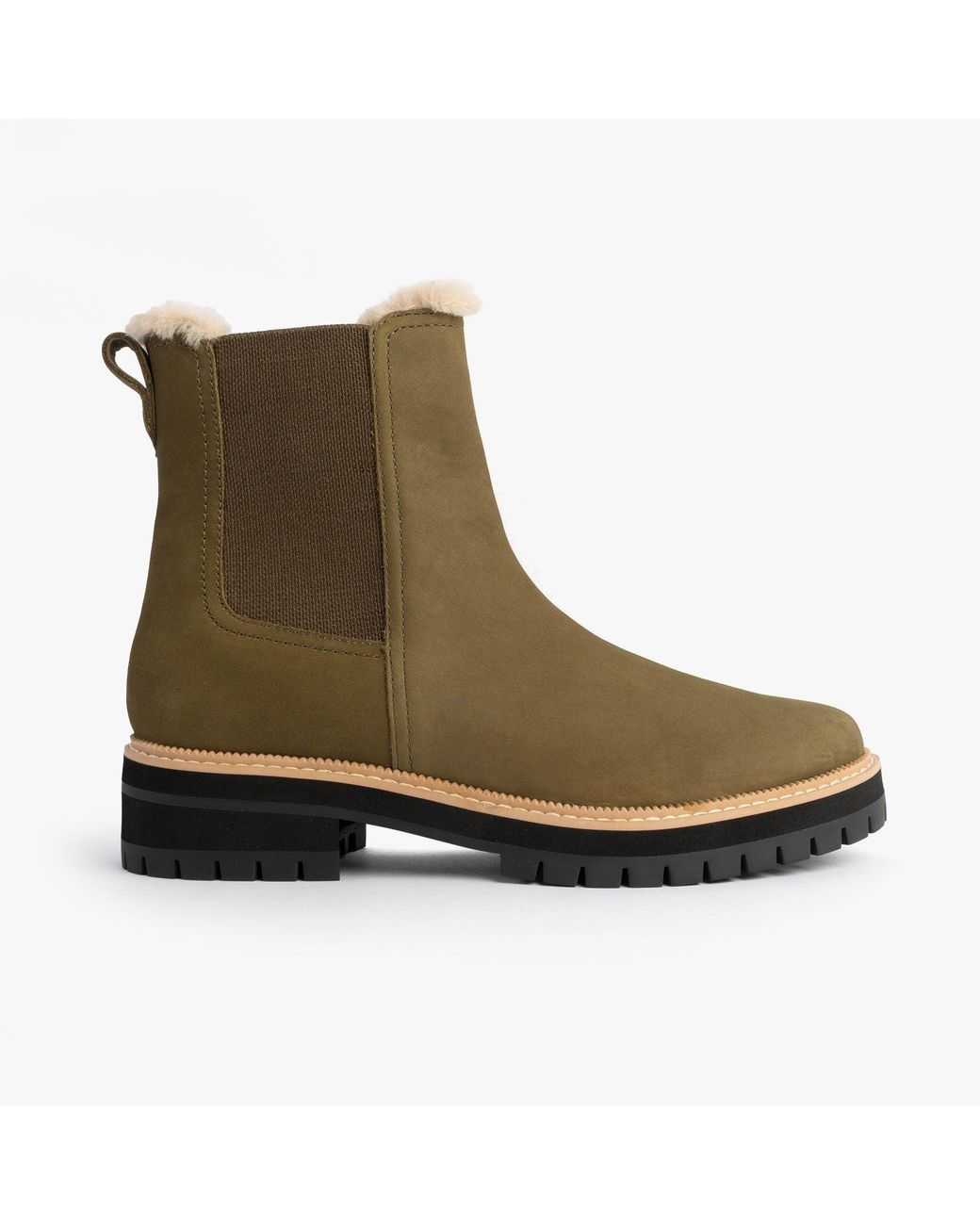 TOMS Green Bennet Ankle Boots