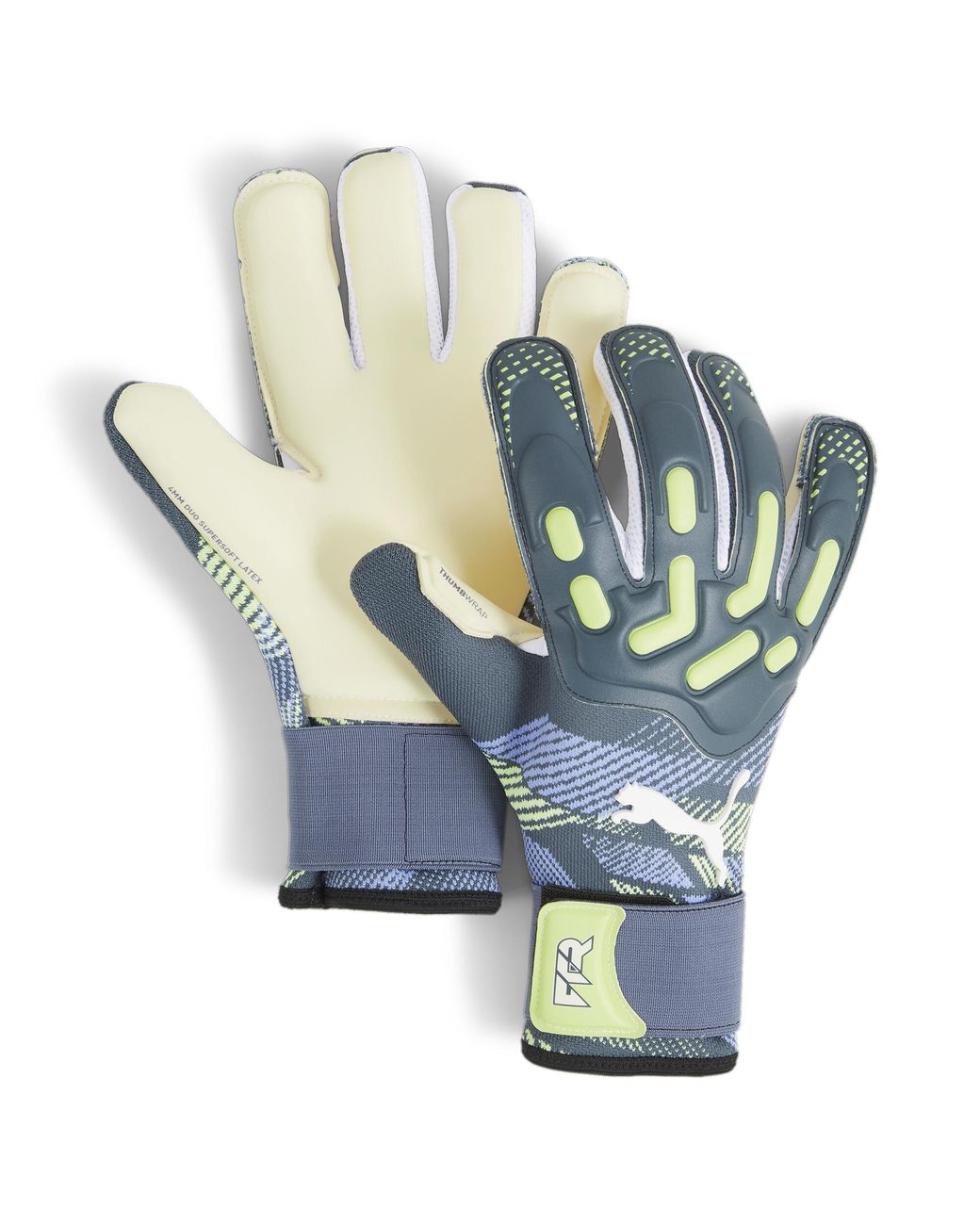PUMA Blue Future Pro Hybrid Goalkeeper Gloves