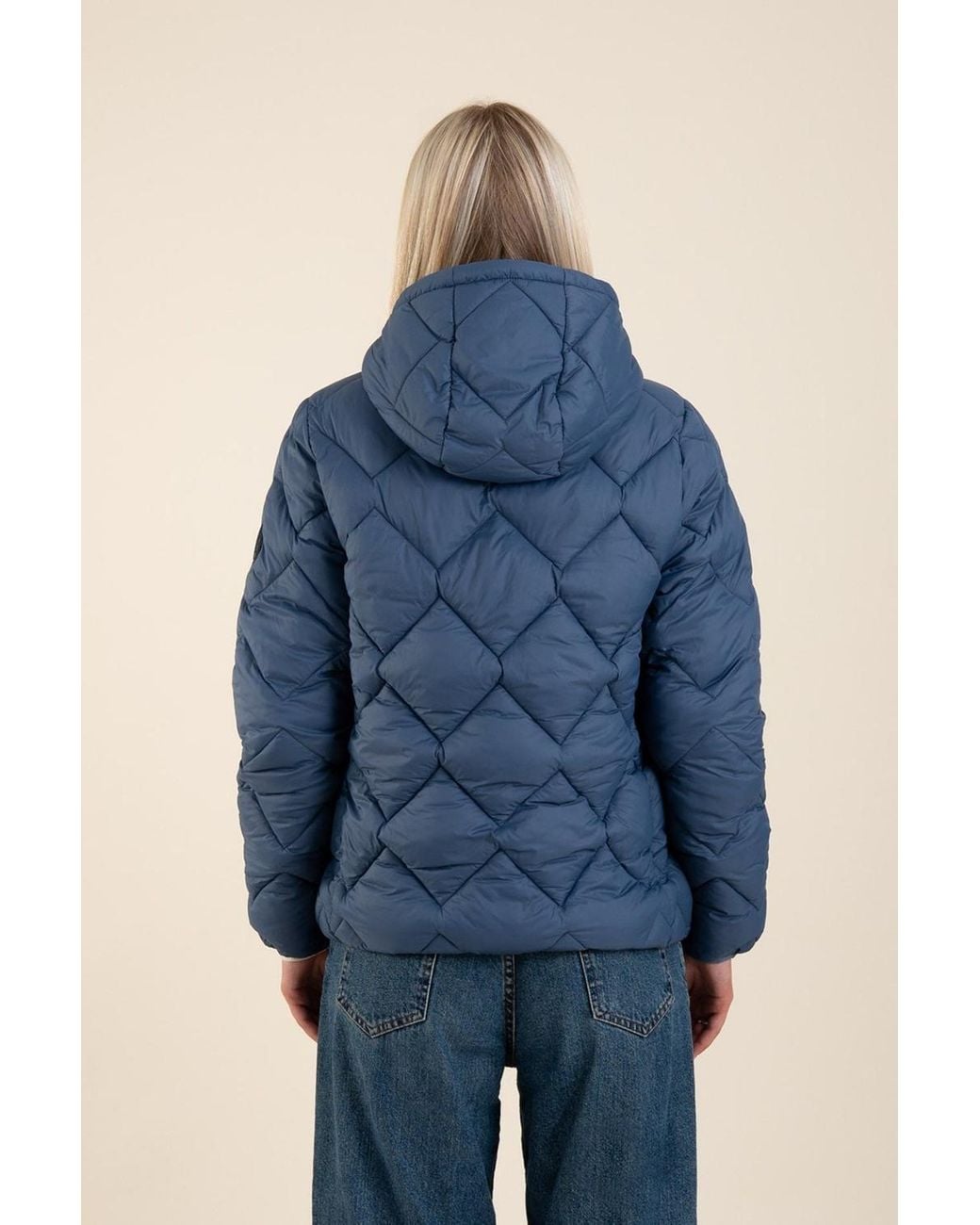 Harvey & Jones Blue Lightweight Water Resistant Quilted Jacket