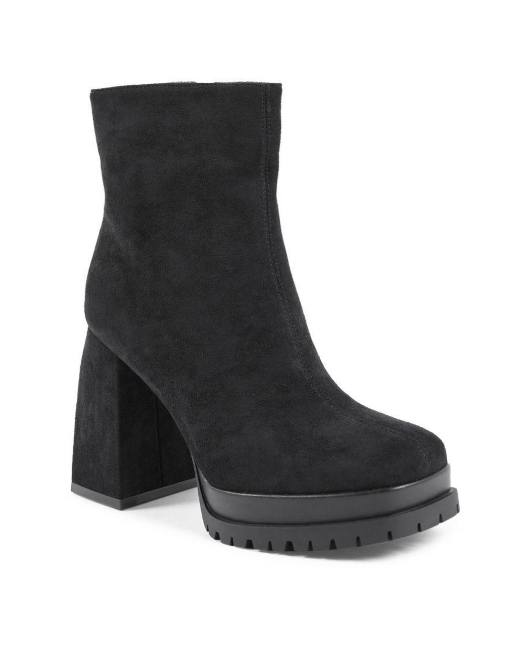Versace 19.69 Abbigliamento Sportivo Black 19V69 Ankle Boot X712 Nero Fabric