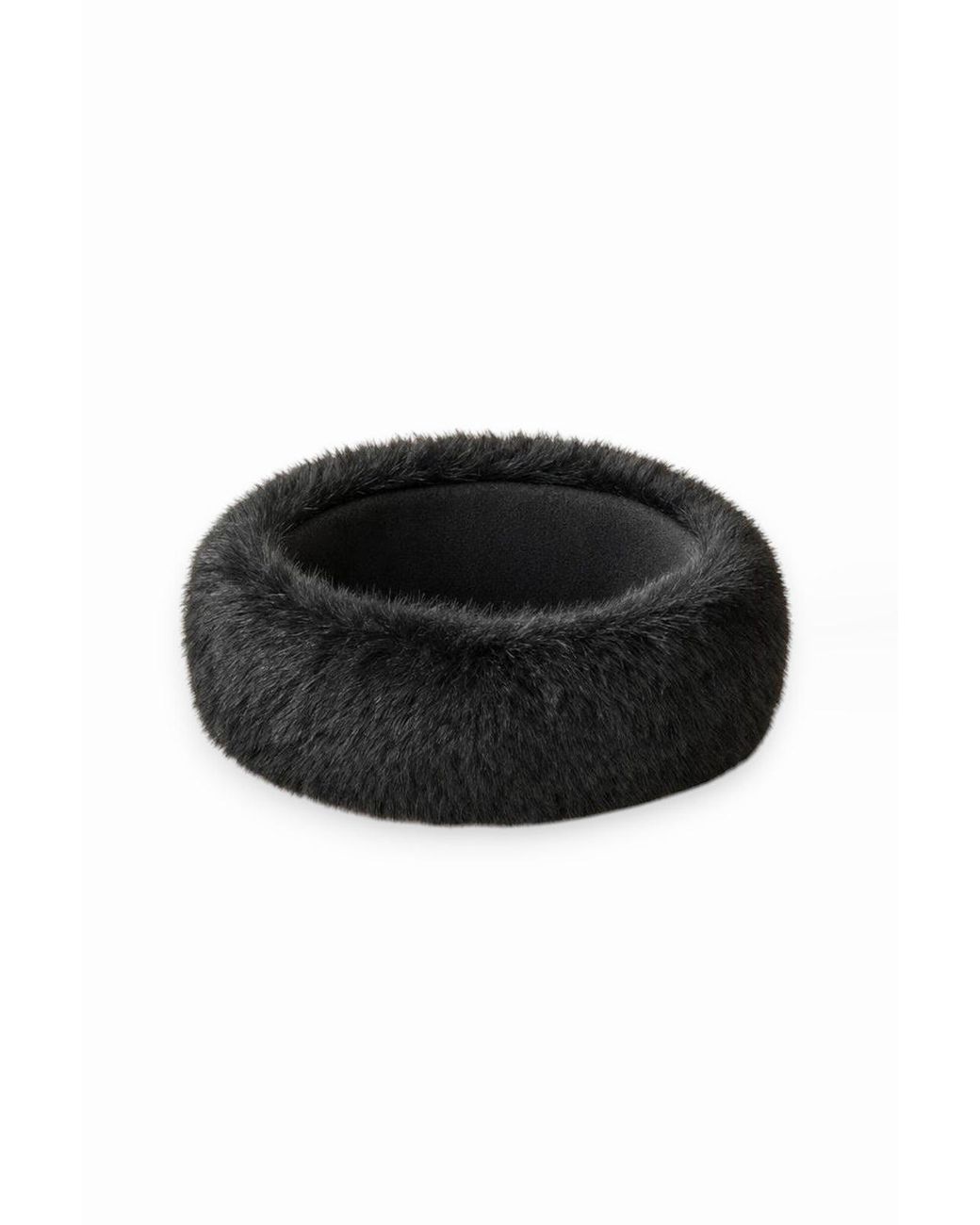 SVNX Black Faux Fur Headband