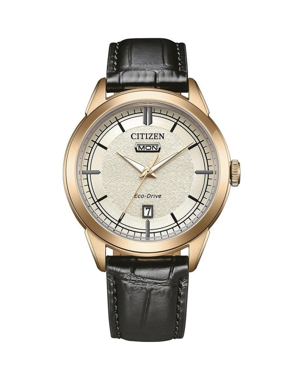 Citizen Metallic Watch Aw0153-04Ac Leather for men