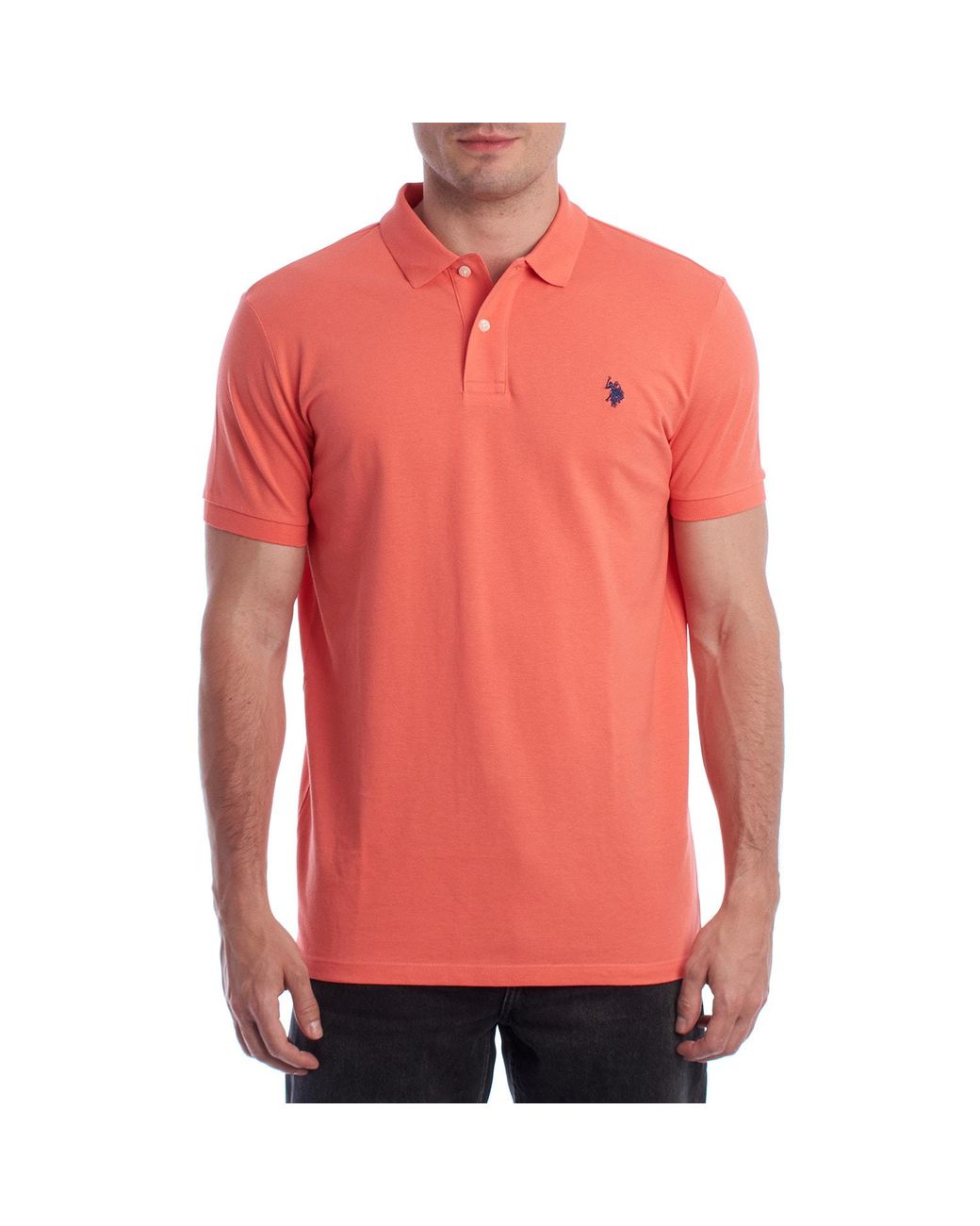 U.S. POLO ASSN. Red Short Sleeve Shirt Us41197052 for men