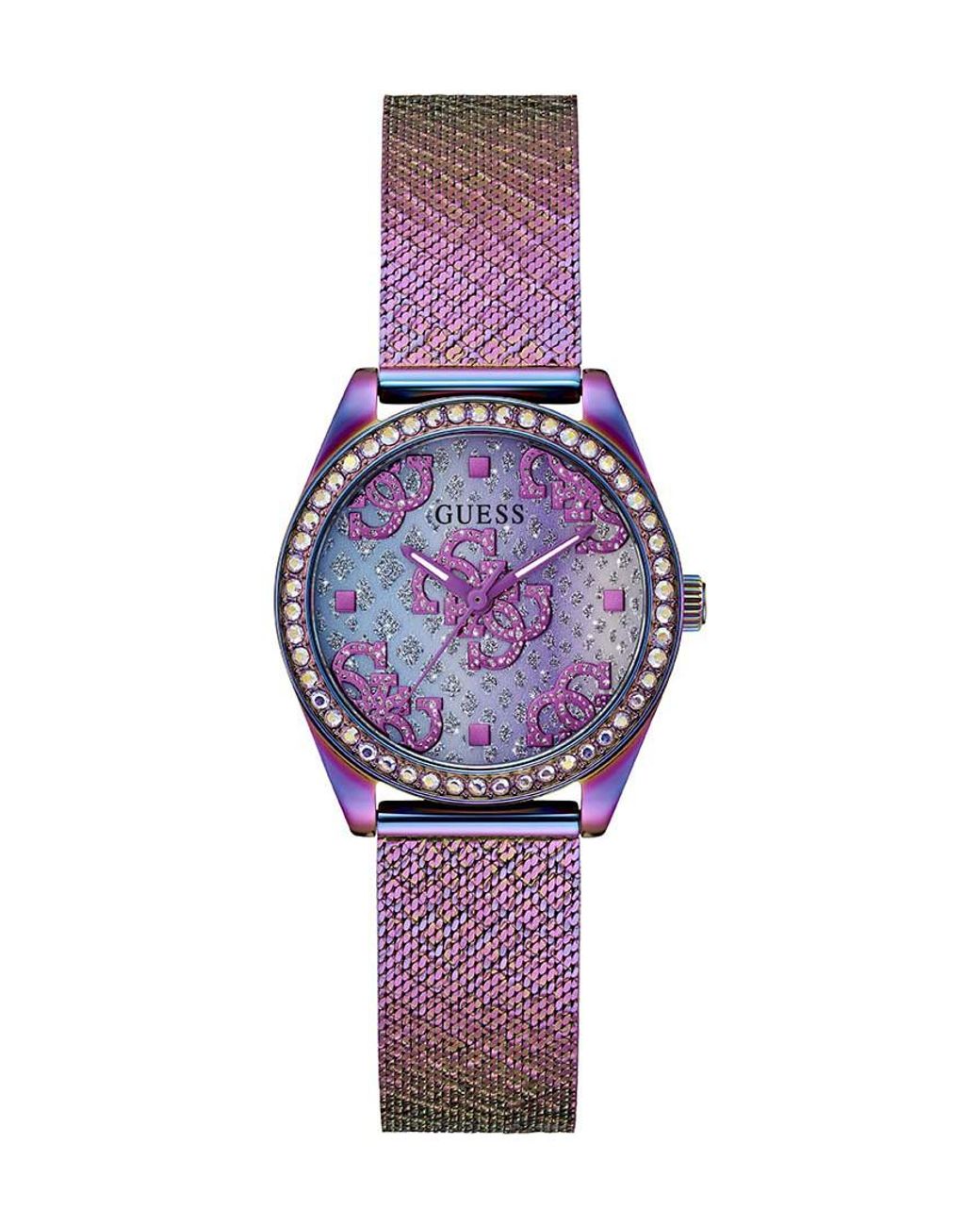 Guess Purple Gw0748L3 Ladies Boa Watch