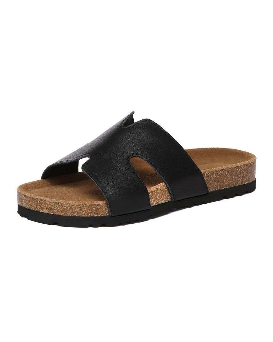 EverAu Australia Brown Ever Au Heidy Slides With Sole