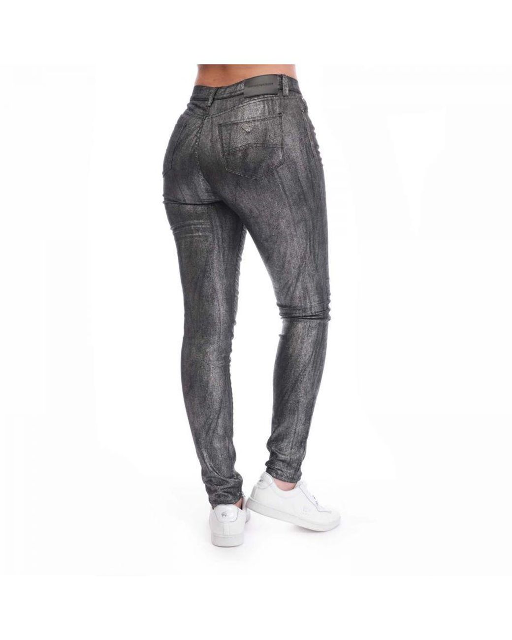 Emporio Armani Black J20 Skinny-Fit Jeans