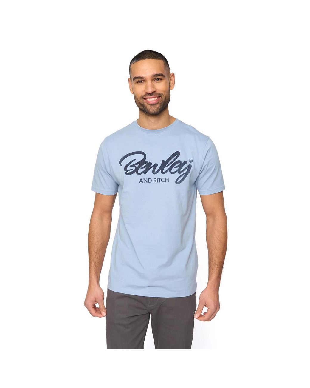 Bewley & Ritch Blue Yardley T-Shirt for men