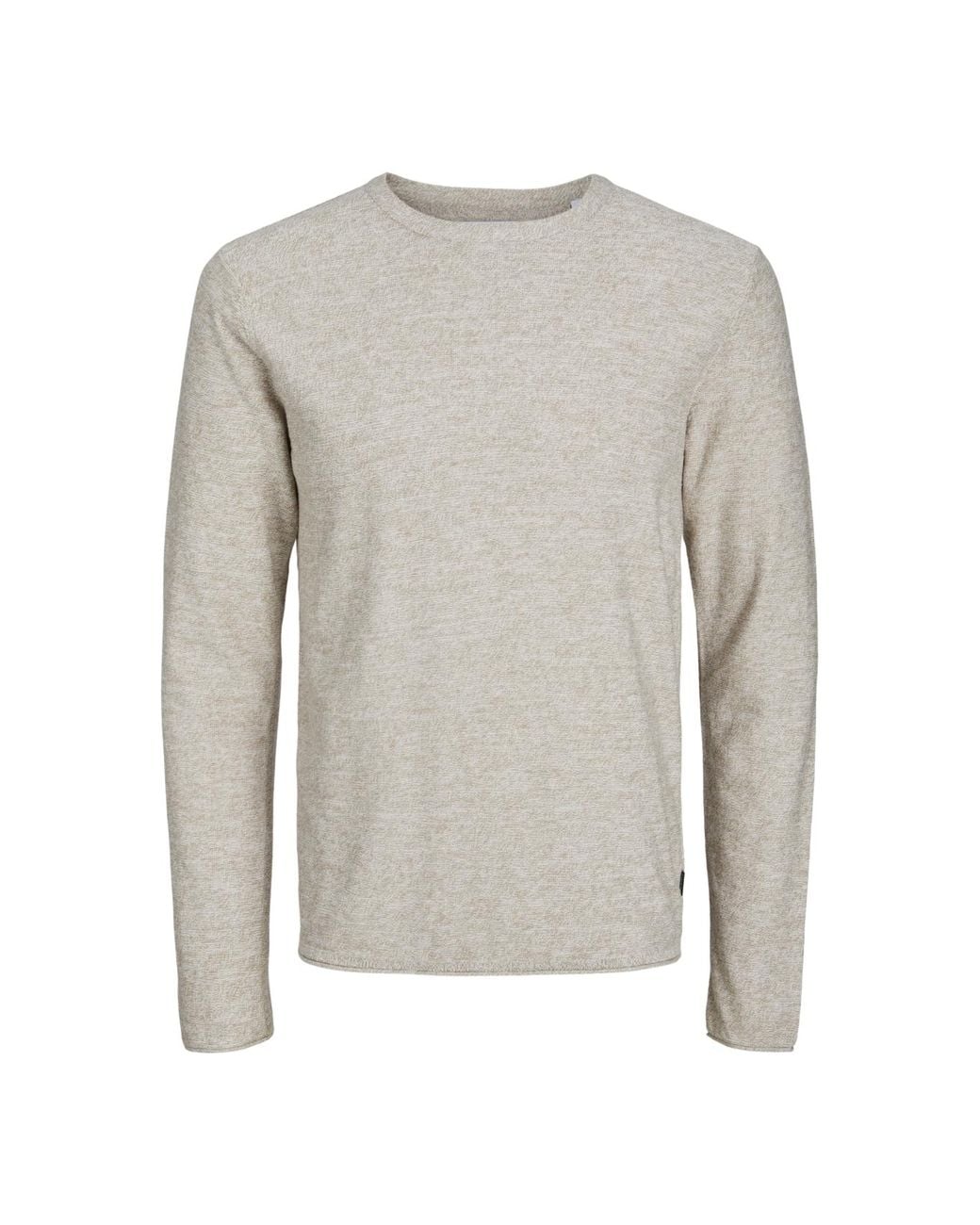 Jack & Jones Trui Pullover Knit Crew Neck in het Gray voor heren