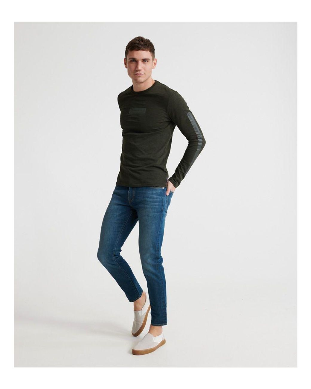 Superdry 03 Tyler Slim Jeans Cotton in Blue for Men Lyst UK