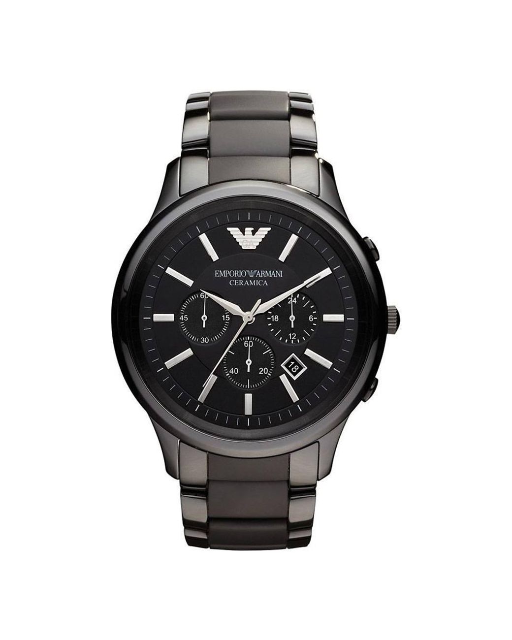 Emporio Armani Black Emporio Watch Ar1451 for men