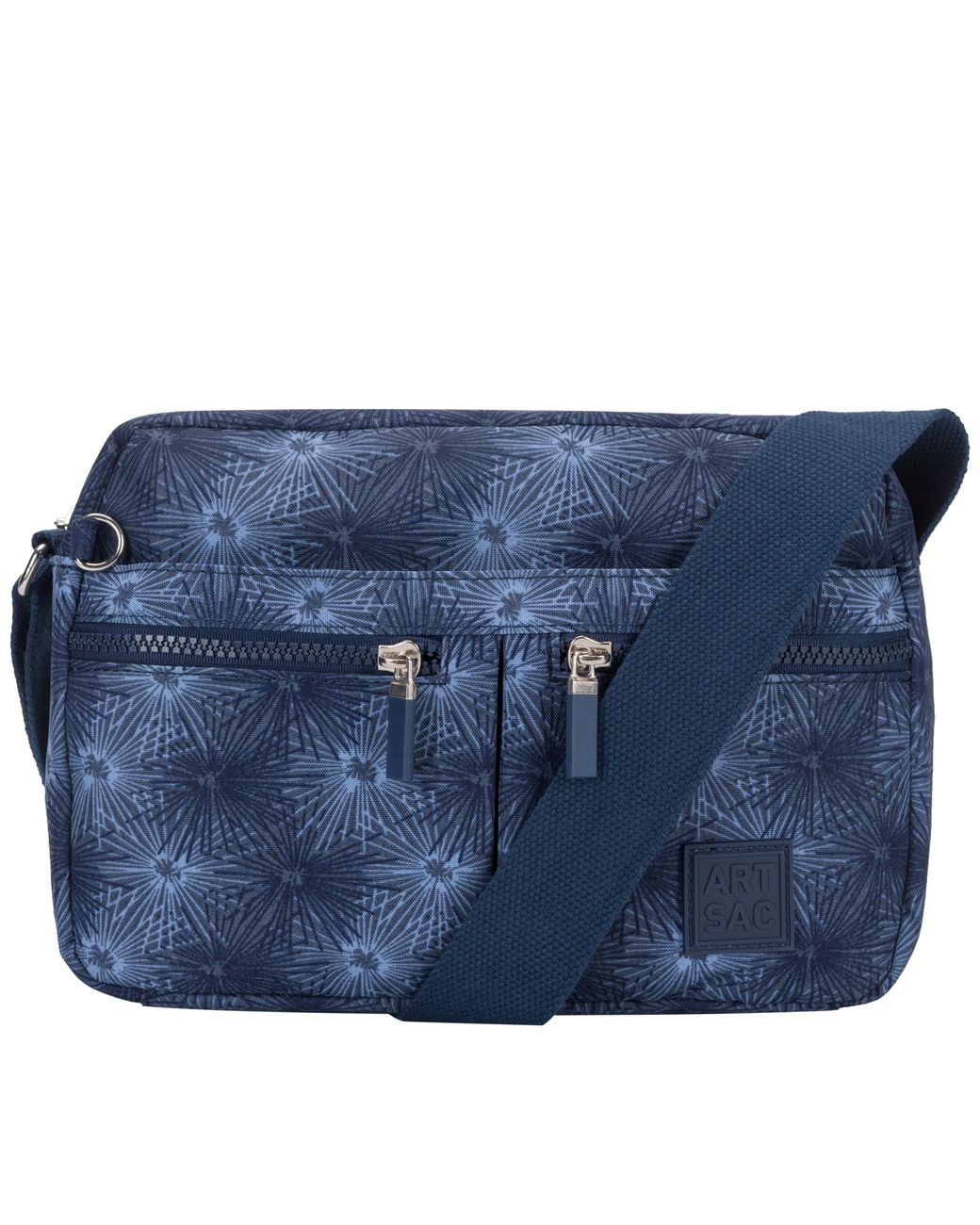 Art-sac Blue Multi Zip Cross Body