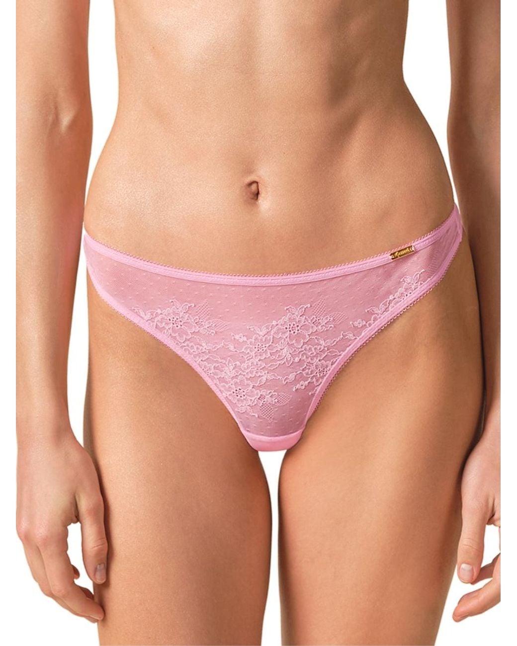 Gossard Pink Glossies Lace Thong