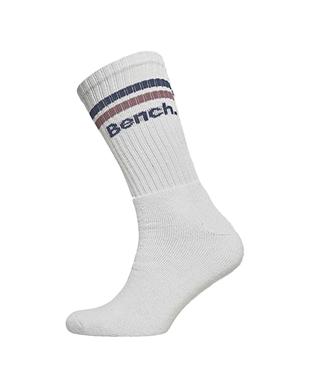 Bench Gray 5 Pairs Crew Cotton Socks for men