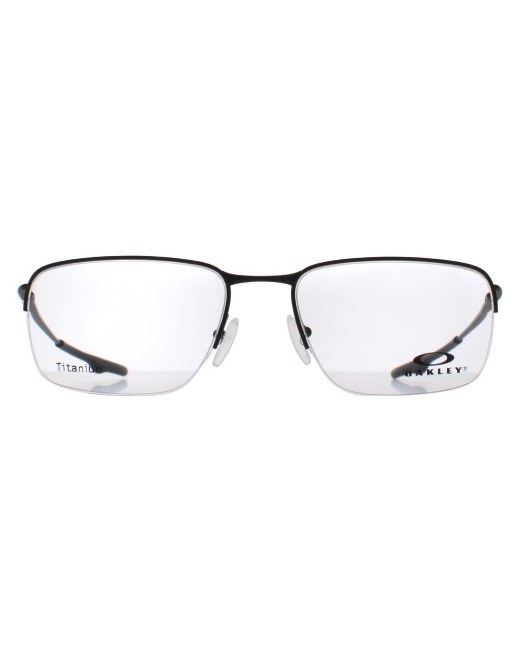 Oakley Brown Half Rimless Satin Ox5148 Wingback Sq Metal for men