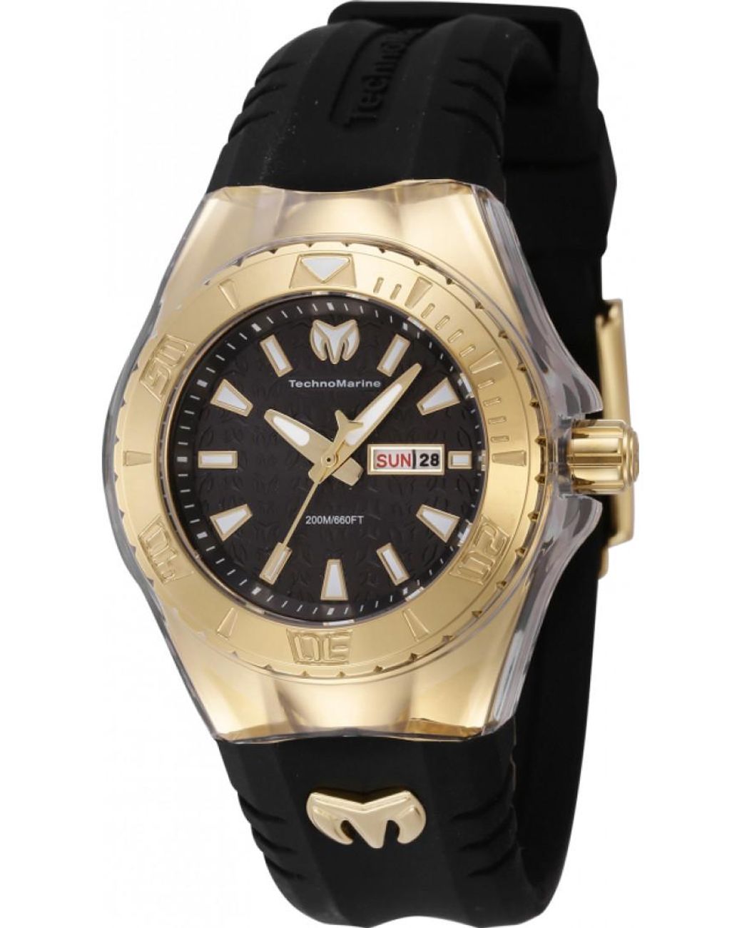 TechnoMarine Black Tm-122020 Ladies Cruise Monogram Watch