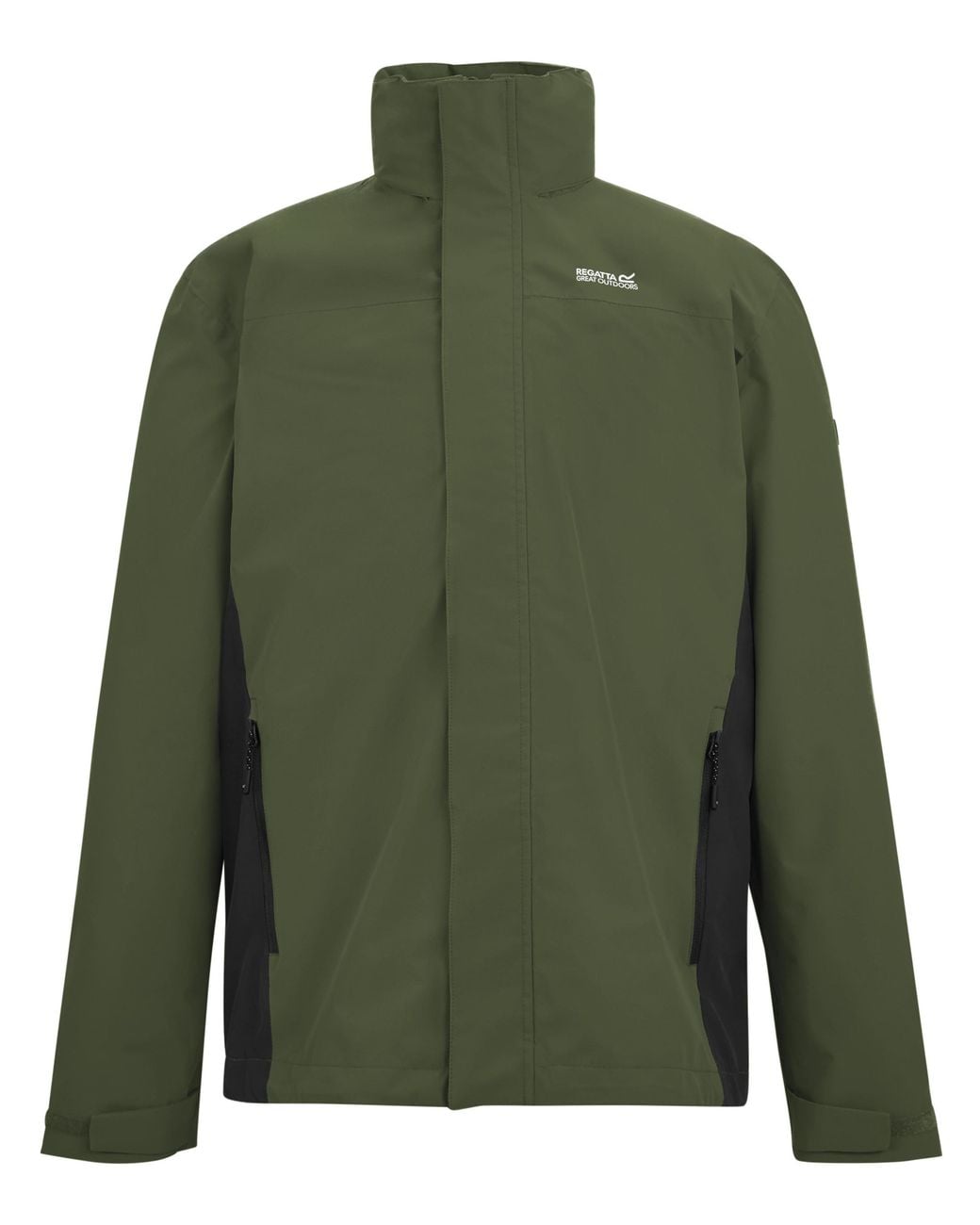 Regatta Green Adults Textile Jacket Matt Ii Zip for men