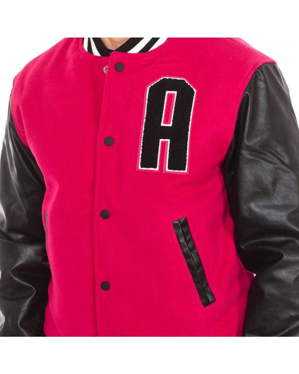 Attica Sporting Goods Red At-Fw22-023 Baseball Jacket for men