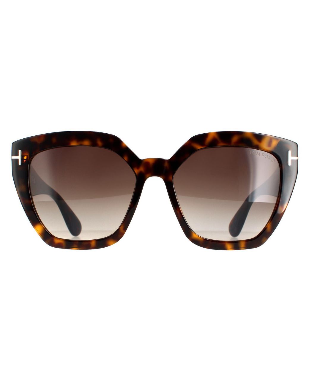 Tom Ford Brown Cat Eye Dark Havana Gradient Roviex Ft0939 Phoebe Sunglasses