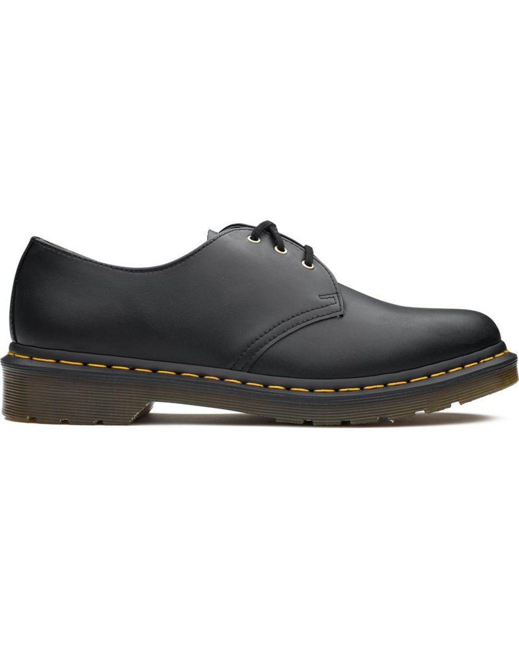 Dr. Martens Black Dr Vegan 1461 Shoes for men