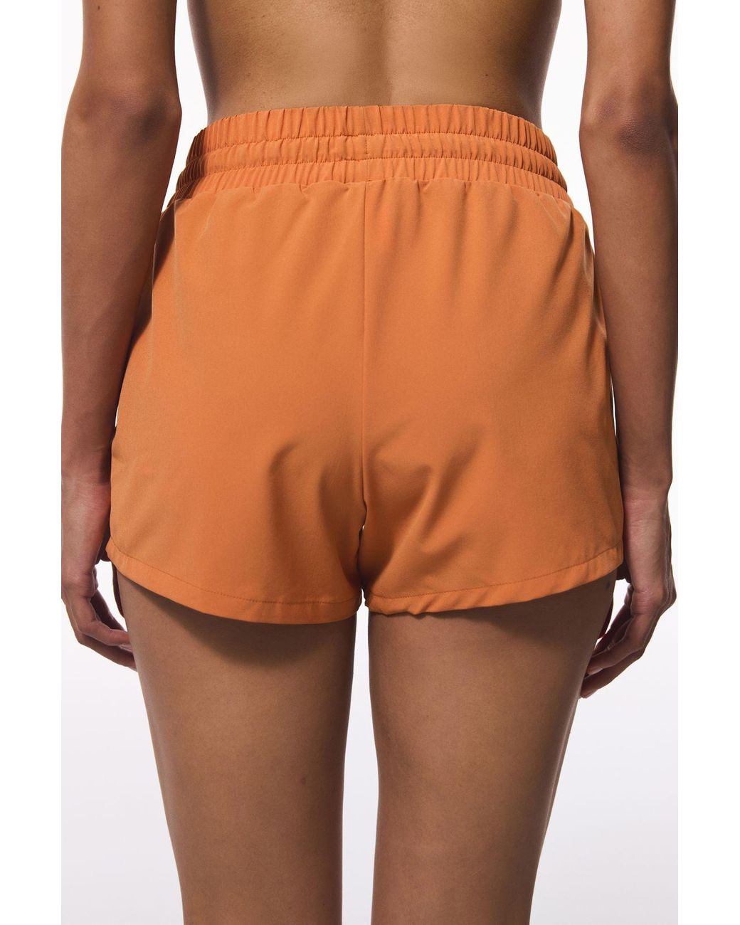 Penti Orange High-Waist Tie Swim Shorts