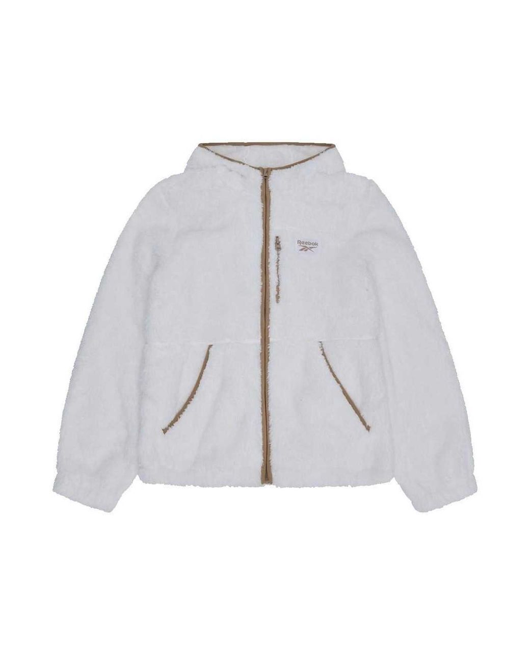 Reebok Gray Ladies Double Monkey Fleece Jacket
