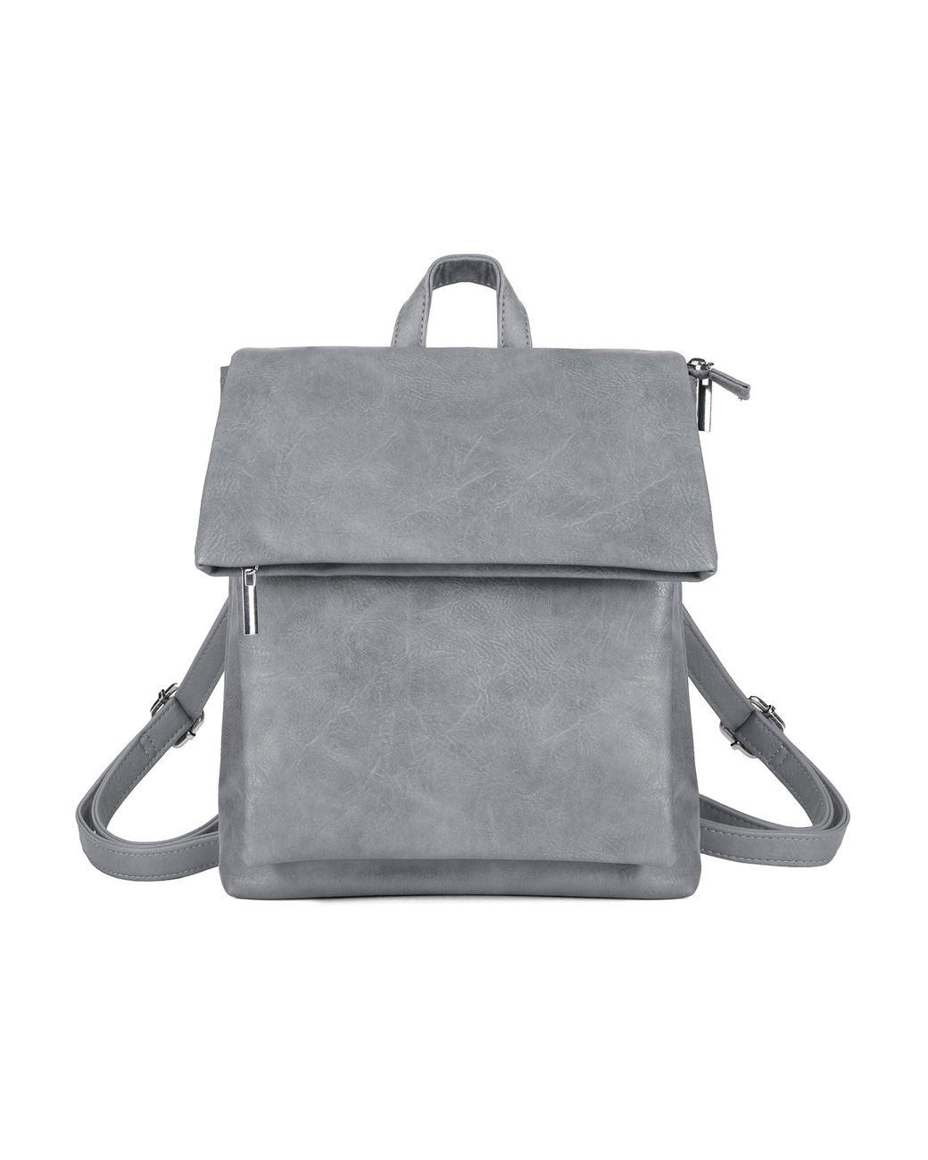 Woodland Leathers Gray Fashion Backpack