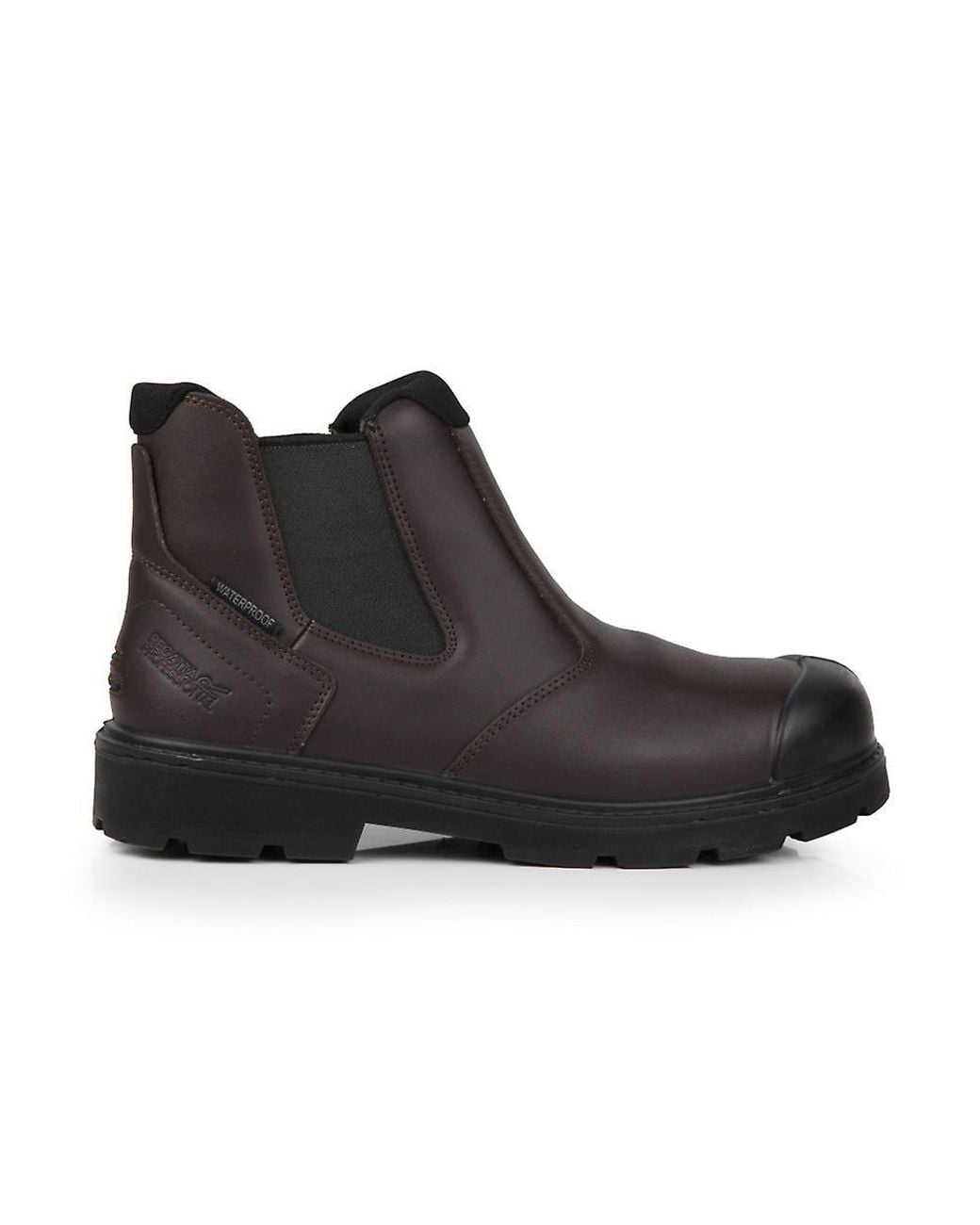 Regatta Black Waterproof Action Leather Dealer Boots (Peat) for men