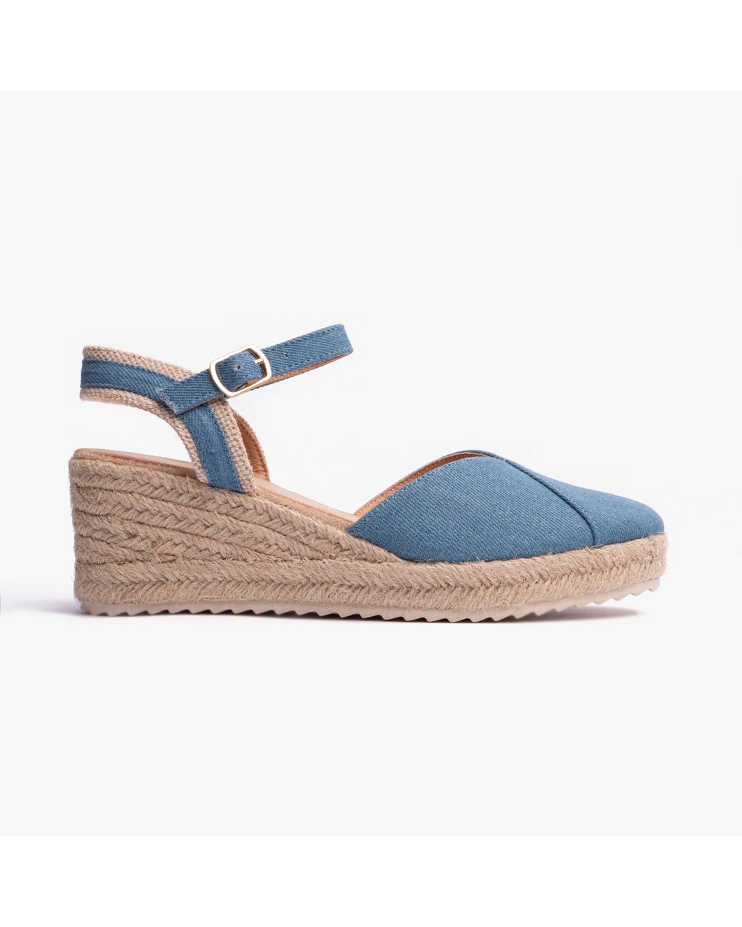 Lotus Blue Bronya Sandals Denim