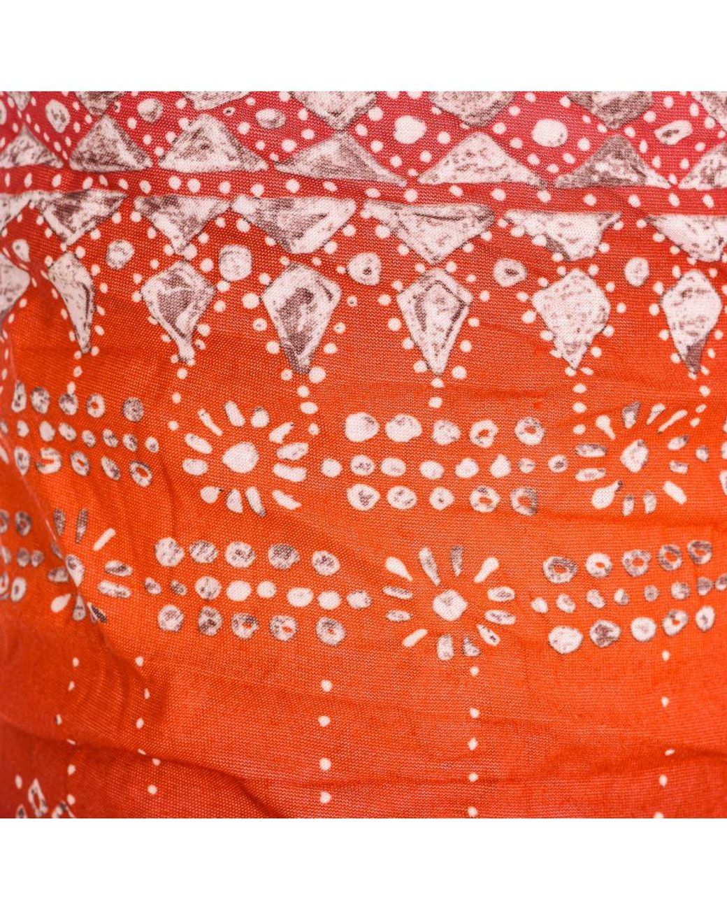 Buff Orange Breathable Recycled Polyester Tubular Scarf