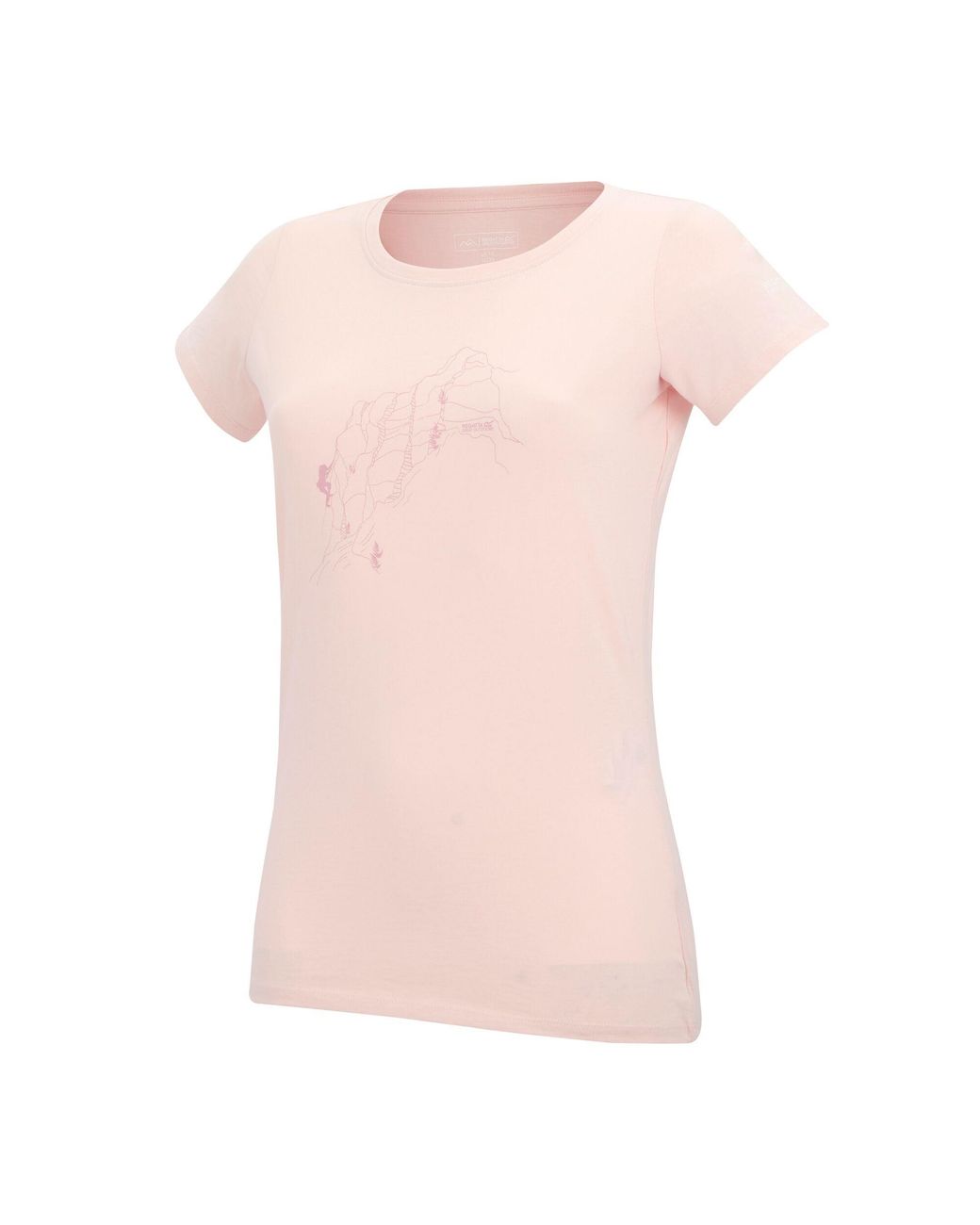 Regatta Pink Ladies Breezed Line Art T-Shirt Haze)