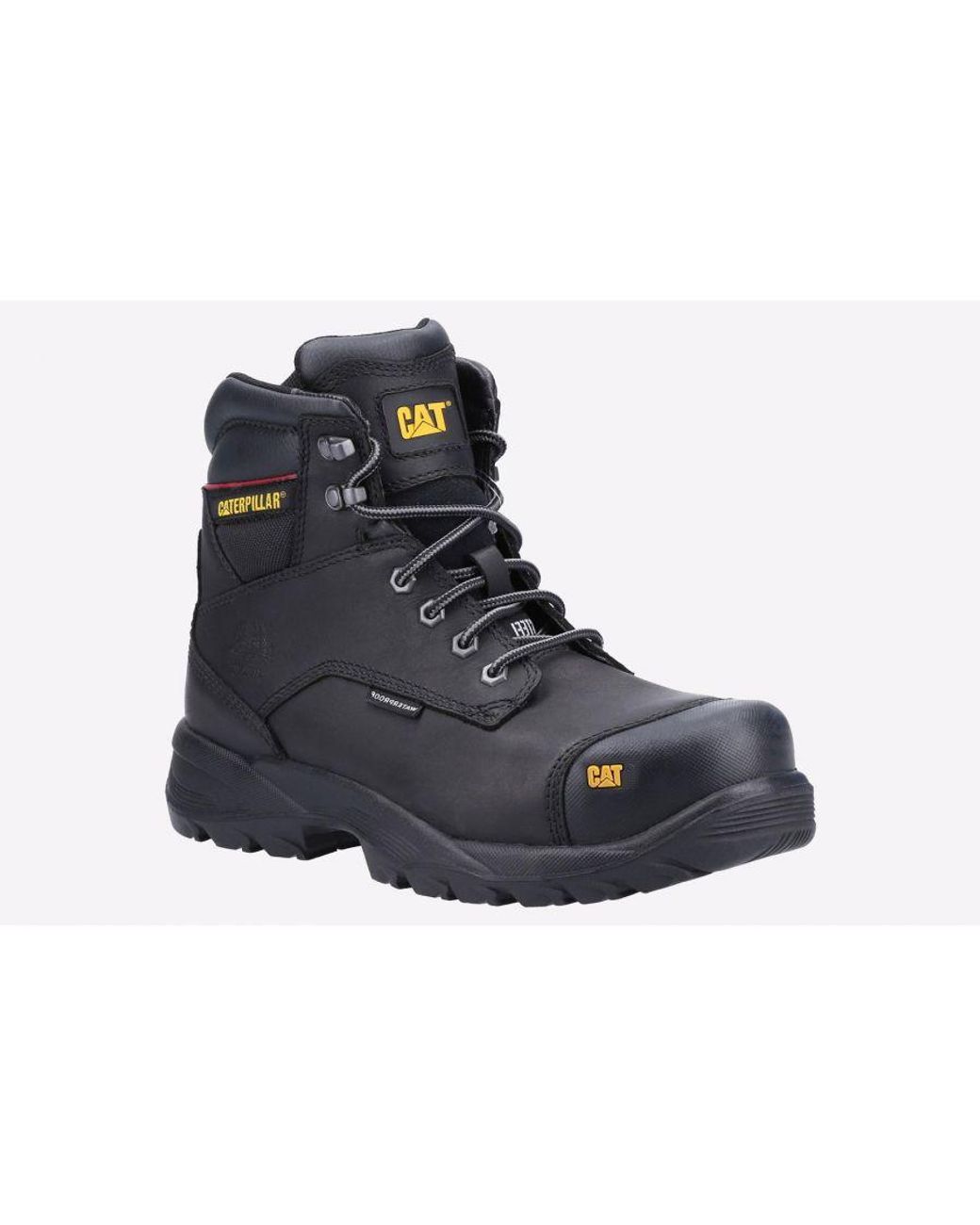 Caterpillar Safety Black Spiro Waterporoof Boots for men