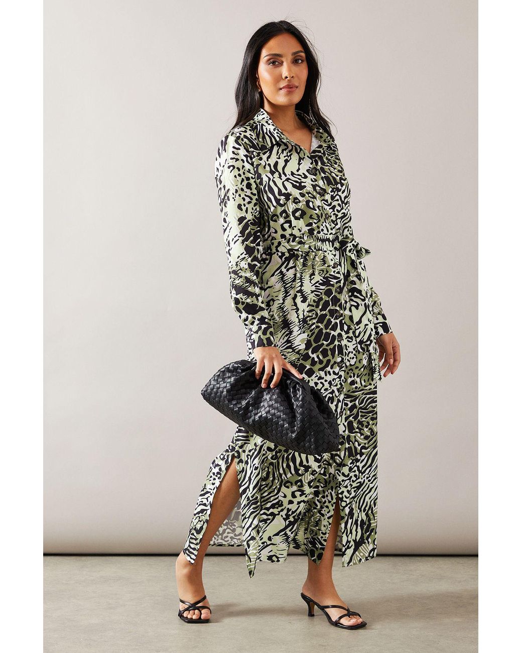 Wallis Animal Print Maxi Dress Nichiei Tls Dress Deals Wallis Green