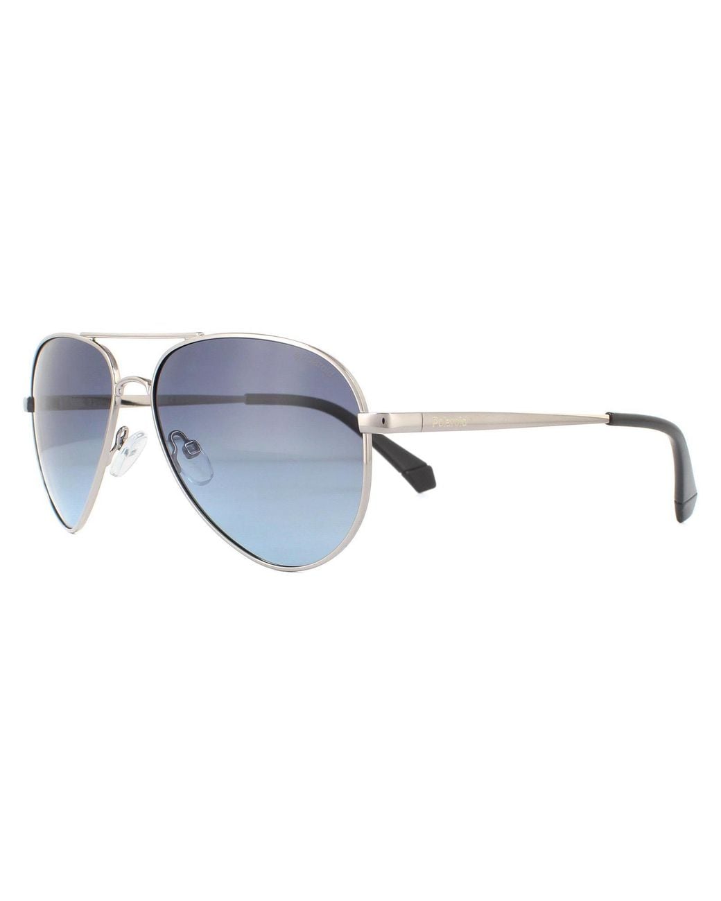 Polaroid Blue Sunglasses Pld 6012/N/New 6Lb Wj Ruthenium Gradient Polarized Metal