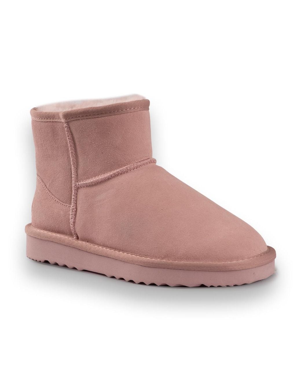 Aus Wooli Brown Australia Short Sheepskin Ankle Boot