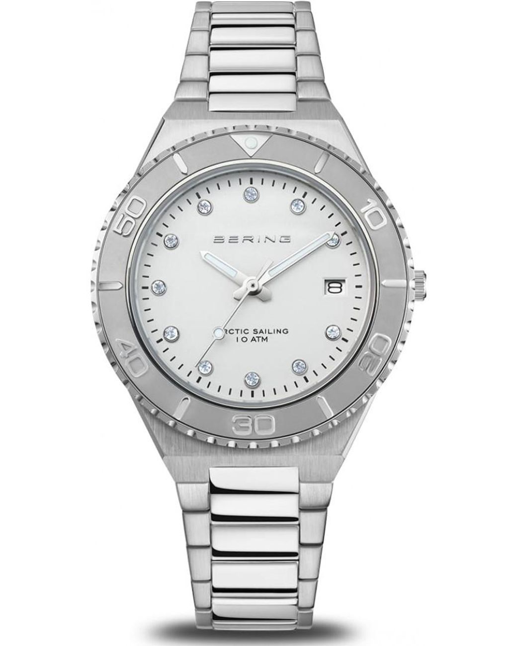 Bering Time Gray 18936-704 Ladies Watch